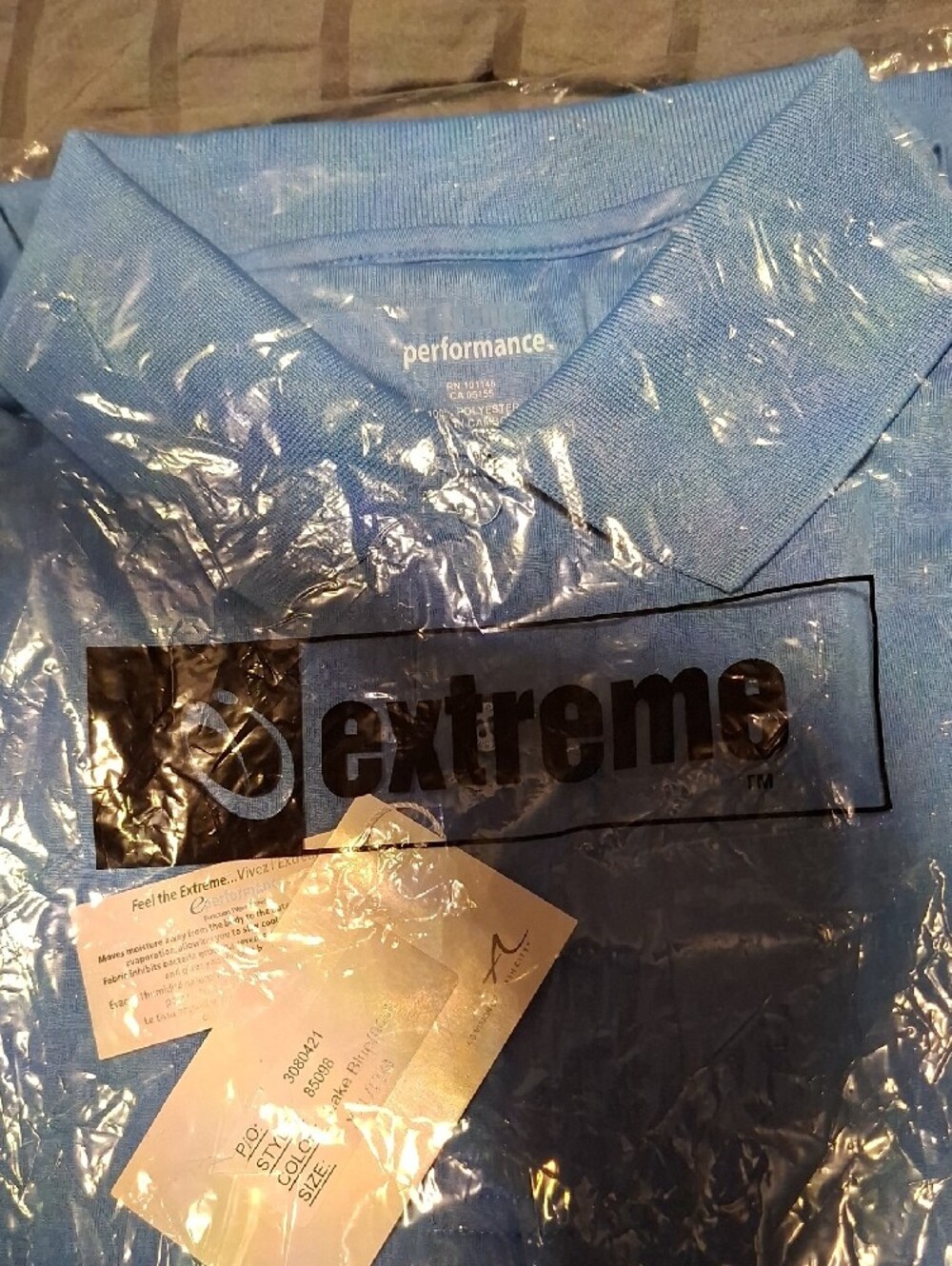Extreme Performance Polo — Light Blue - Picture 3 of 3